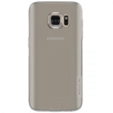 Husa protectie pentru Samsung Galaxy S7, Fumuriu, Slim, folie de protectie gratis
