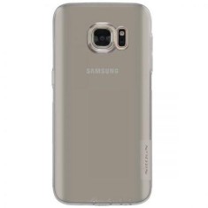 Husa protectie pentru Samsung Galaxy S7, Fumuriu, Slim, folie de protectie gratis