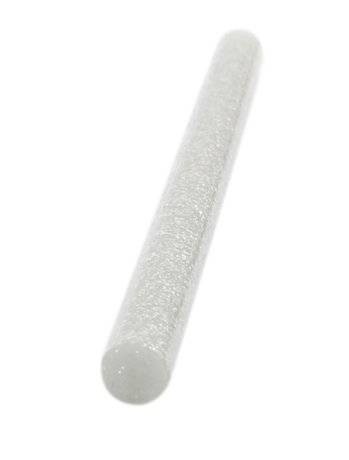 Baton silicon cu sclipici 7mm 20cm - Argintiu (Gri)