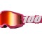 Ochelari 100% Strata 2 Red Cu Lentila Oglinda Sau Clara