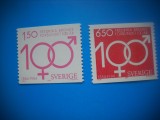 HOPCT TIMBRE SUEDIA MNH 935 DREPTURILE OMULUI 1984 -2 VALORI-NESTAMPILAT
