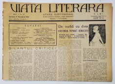VIATA LITERARA , SAPTAMANAL , ANUL I, NR.29 , 27 NOIEMBRIE , 1926 foto