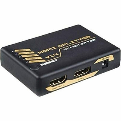 Splitter DCU 1x4 HDMI Black foto