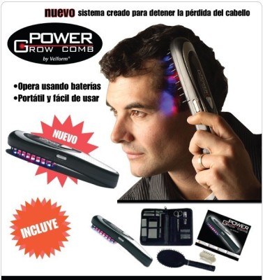 Perie cu tratament pentru cresterea parului Power Grow Comb foto