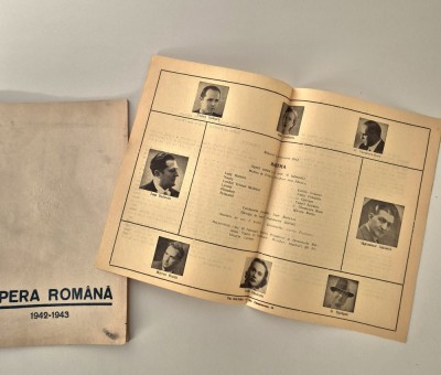 Carteveche Program Opera Romana Bucuresti 1942-1943 foto