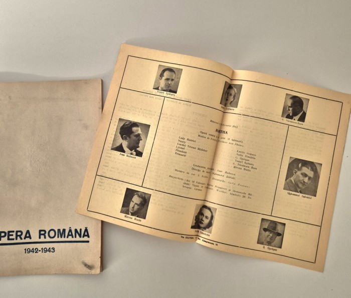 Carteveche Program Opera Romana Bucuresti 1942-1943