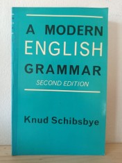 Knud Schibsbue - A Modern English Grammar foto