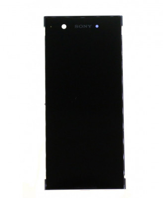 Ecran LCD Display Complet cu Rama Sony Xperia XA1, G3121, G3112, G3125, G3116, G3123 NEGRU foto