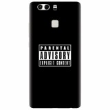 Husa silicon pentru Huawei P9, Parental Advisory