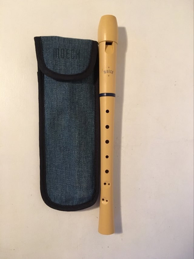 Flaut drept (blockflote / flauto dolce / recorder) sopran, marca Moech, +  husa | arhiva Okazii.ro
