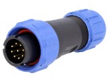 Conector circular mufă tată 9 pini IP68 SP13 4-6,5mm 3A 125V WEIPU