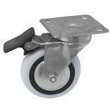 Cumpara ieftin Roata pentru mobila, cu rulment si frana, 75 mm x 25 mm