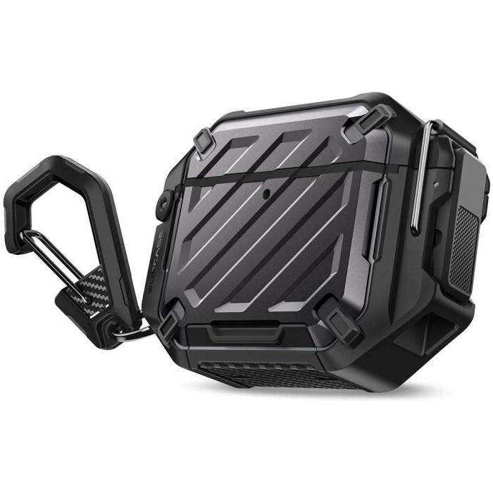 Husa Apple AirPods 4 Supcase Unicorn Beetle Pro, negru