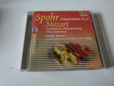 Spohr, Mozart - Aurele Nicolet - 2 cd foto