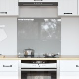 vidaXL Contrablat bucătărie gri deschis 70x60x0.6 cm sticlă securizată