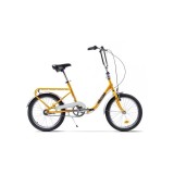 Bicicleta Pliabila Pegas Practic Retro 3S PRACTICR3S201GLB, 20&quot;, Galben Tuscany