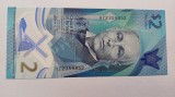 Barbados 2 Dolari 2022 Bancnota Polimer UNC, Numismatica, Bancnote Straine America