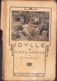 C5099N Idyle din viața antică de Orest Tafrali, 1935, cu dedicația și semnătura olografă a autorului