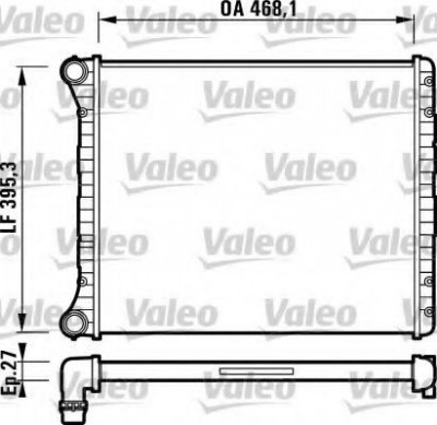 Radiator, racire motor AUDI A2 (8Z0) (2000 - 2005) VALEO 732785 foto