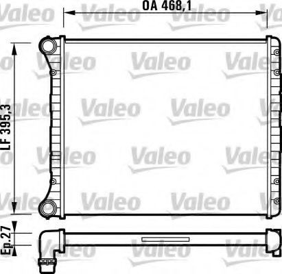 Radiator, racire motor AUDI A2 (8Z0) (2000 - 2005) VALEO 732785