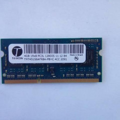 Memorii Laptop Teikon 4GB DDR3 PC3L-12800S 1600Mhz 1.35V