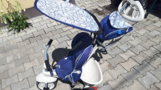 Tricicleta SmartTrike Recliner Denim foto