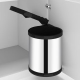 Gossi cos de gunoi incorporat de bucatarie, 12 l, otel inoxidabil