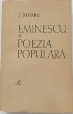 EMINESCU ȘI POEZIA POPULARA - ION ROTARU foto