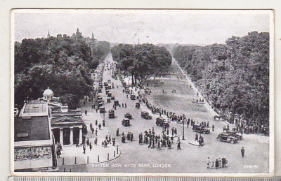 bnk cp Rotten Row - Hyde Park - Londra - circulata catre Romania 1939 foto