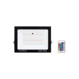 Proiector SMD slim LED 50W RGB cu telecomanda, Novelite