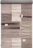 Traversa Covor Daffi 13068 Latime 80 cm Diverse Lungimi Bej/Maro