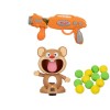 Set Joc Tinta Hamster cu Pusca Bile Moi, Lumini si Sunete, Contor Inclus, Jucarie Copii, 3+ Ani