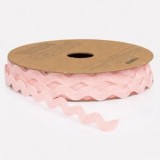 Panglică de Ambalaj cu Model Zig Zag, 5m x 5mm, Roz, CMCLASS