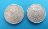 Lot x 2 monede din aluminiu 500 Lei 1999 &amp; 500 Lei 2000