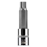 Bit tubular 1/2 cu varf spline M16, 100 mm, otel CrV, NEO TOOLS