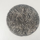 Germania Brandenburg-Prusia 6 pfennig 1676 argint Frederic William