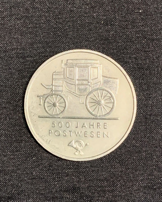 Moneda 5 mărci Germania DDR 1990 foto