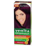 Vopsea de par, permanenta, Glamour, Venita, Nr. 4/4, Negru-violet