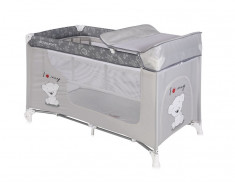 Pat pliant Moonlight 2 nivele Lorelli Classic Grey My Teddy foto