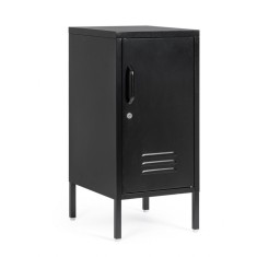 Comoda 1 usa otel negru Cambridge 40x35x76 cm