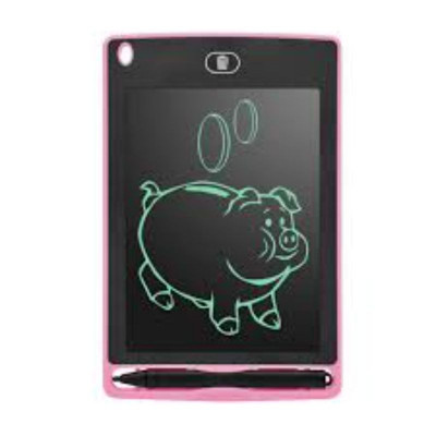 Tableta digitala LCD Panel, 10 inch, pentru scris si colorat, 27 cm, roz, 3ani+ foto