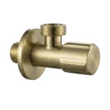 Robinet colțar 02 1/2" x 3/4" Brush Gold