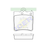 Set placute frana spate Mercedes Clasa C W202/S202, 192001; Clasa C W203/CL203/S203 202007; Clasa CLC CL203, 202011; Clasa CLK A208/C209, 192010;