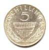 AUSTRIA 5 SCHILLING 1965 ARGINT XF AUNC, Europa