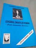 LEAGANUL DINASTILOR ROMANI CAIET DOCUMENTAR EMINESCU-CLEMENTE CONSTANDIN