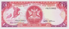 Bancnota Trinidad &amp; Tobago 1 Dolar (1985) - P36d UNC