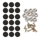 Kit 20 capse tapitate pentru reparatia plafonului auto, compatibil Audi, Skoda, BMW, VW, OPEL si alte modele,