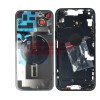 Carcasa Completa Neagra iPhone 14 Plus Originala cu Suport SIM, Butoane, Flex Magsafe si Geam Camera Spate