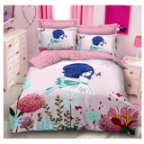 Cumpara ieftin Lenjerie de Pat, Bumbac Finet 3D, 6 Piese, Pat Dublu - SIPRA2-25