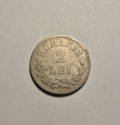 2 lei 1876 Rara foto